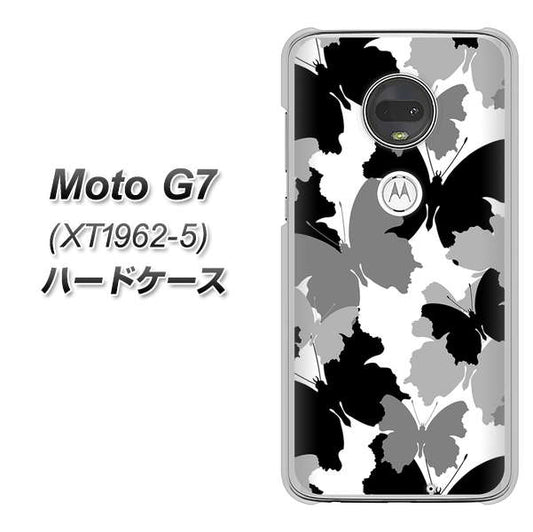 simフリー Moto G7 XT1962-5 高画質仕上げ 背面印刷 ハードケース【1336 夜の蝶】