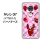 simフリー Moto G7 XT1962-5 高画質仕上げ 背面印刷 ハードケース【AG832 苺パンク（ピンク）】