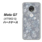 simフリー Moto G7 XT1962-5 高画質仕上げ 背面印刷 ハードケース【XA801 雪の結晶】