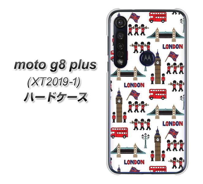 SIMフリー moto g8 plus XT2019-1 高画質仕上げ 背面印刷 ハードケース【EK811 ロンドンの街】