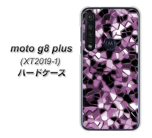 SIMフリー moto g8 plus XT2019-1 高画質仕上げ 背面印刷 ハードケース【EK837 テクニカルミラーパープル】