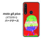 SIMフリー moto g8 plus XT2019-1 高画質仕上げ 背面印刷 ハードケース【YJ209 マリリンモンローデザイン（B）】