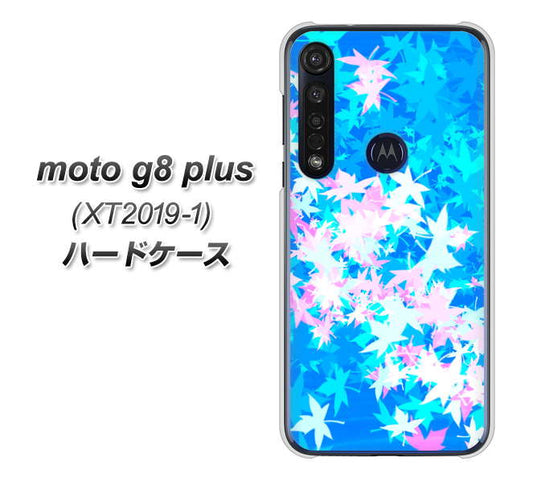 SIMフリー moto g8 plus XT2019-1 高画質仕上げ 背面印刷 ハードケース【YJ290 デザインもみじ】