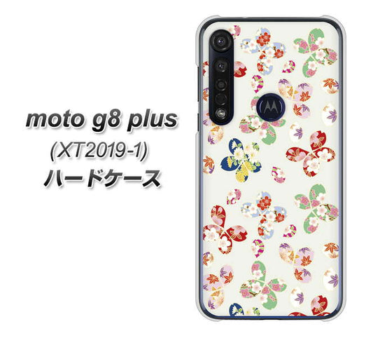 SIMフリー moto g8 plus XT2019-1 高画質仕上げ 背面印刷 ハードケース【YJ326 和柄 模様】