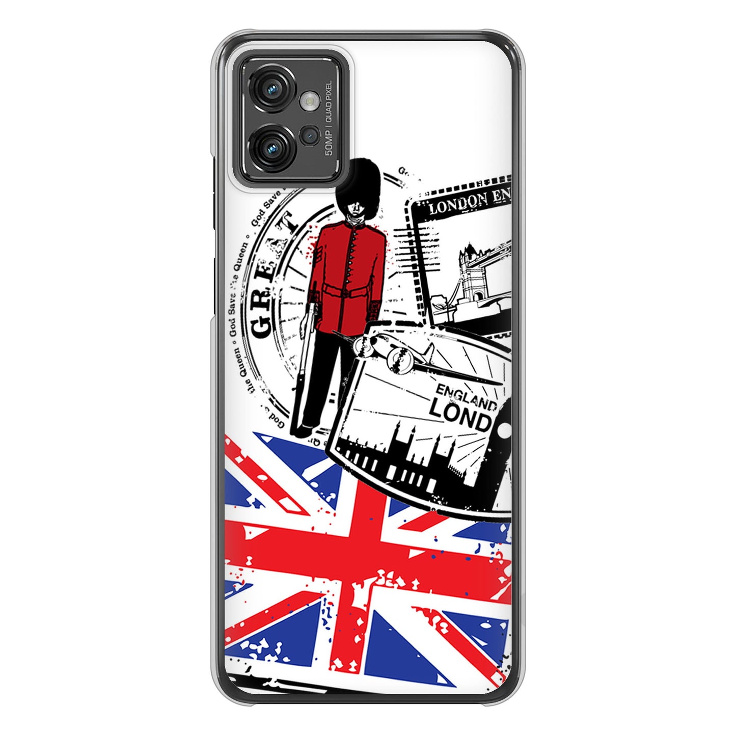 moto g32 高画質仕上げ 背面印刷 ハードケース イギリスの風景