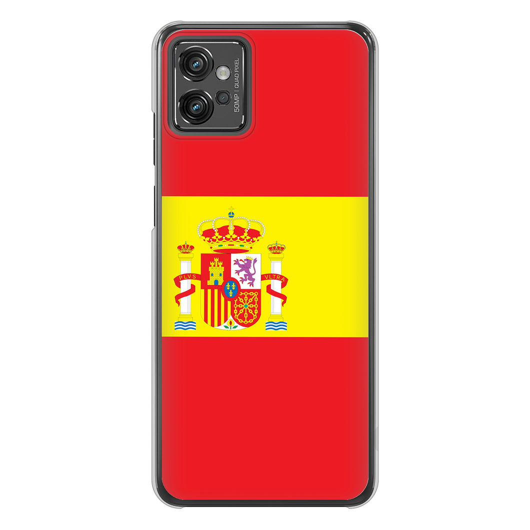 moto g32 高画質仕上げ 背面印刷 ハードケース【663 スペイン】