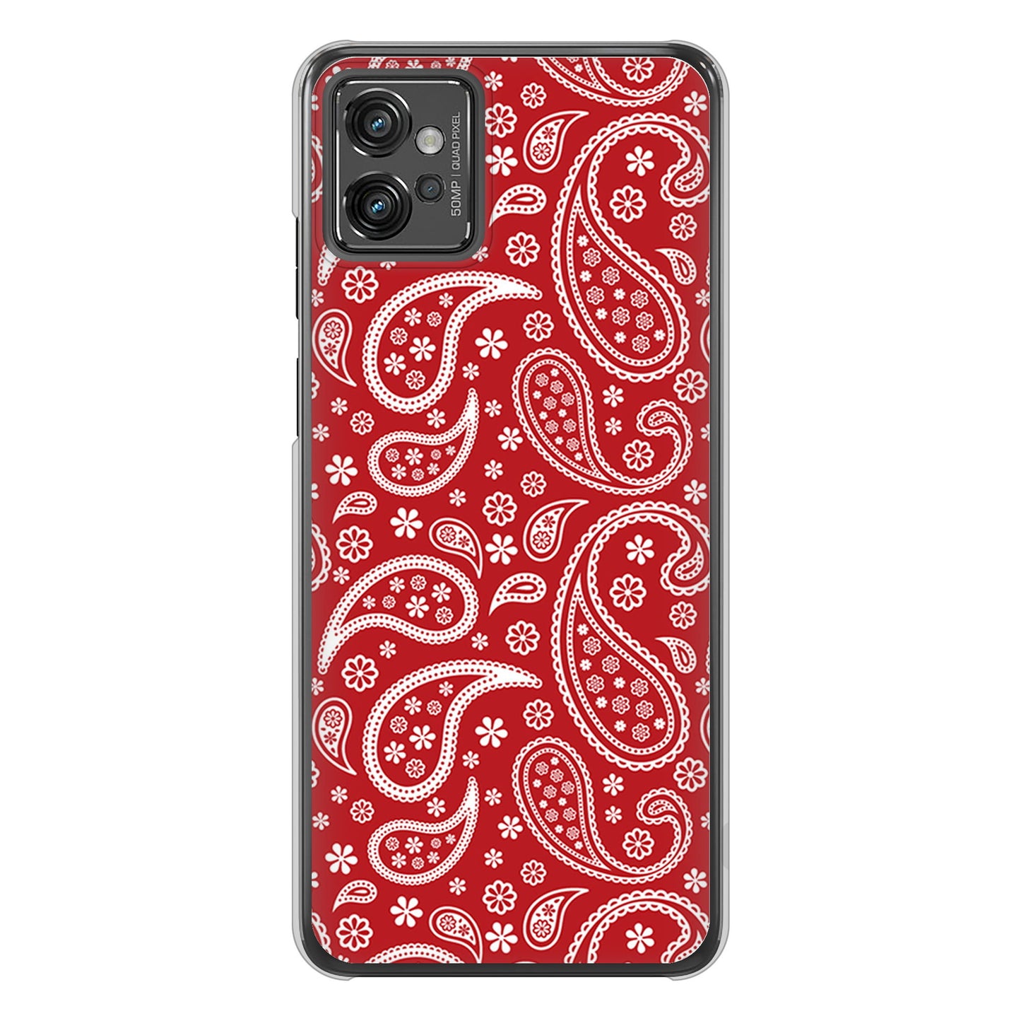 moto g32 高画質仕上げ 背面印刷 ハードケース【765 ペイズリーエンジ】