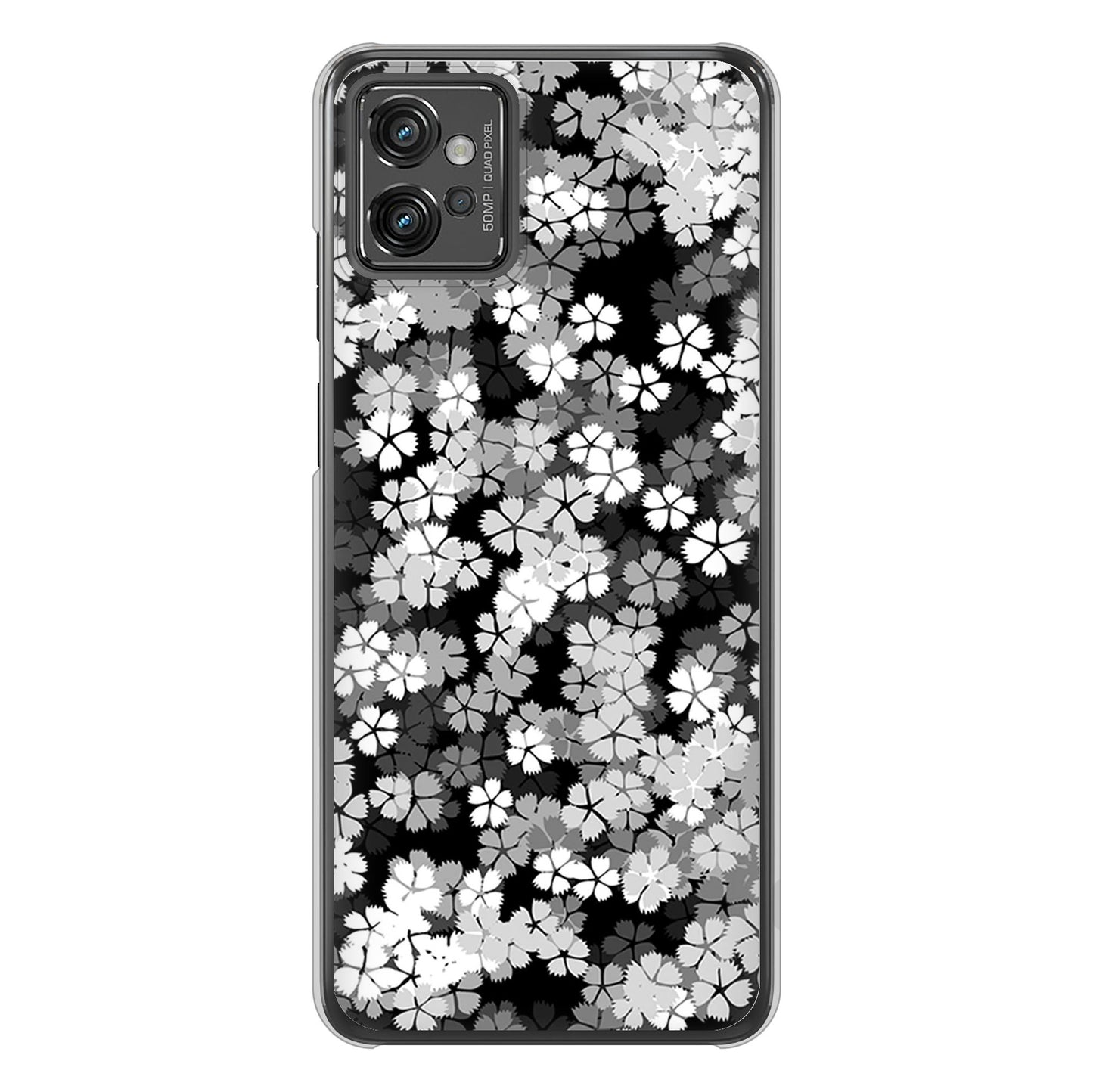 moto g32 高画質仕上げ 背面印刷 ハードケース 【1332 夜桜】