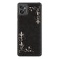moto g32 高画質仕上げ 背面印刷 ハードケース 【EK825 レザー風グラスフレーム】