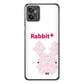 moto g32 高画質仕上げ 背面印刷 ハードケース【IA802 Rabbit＋】