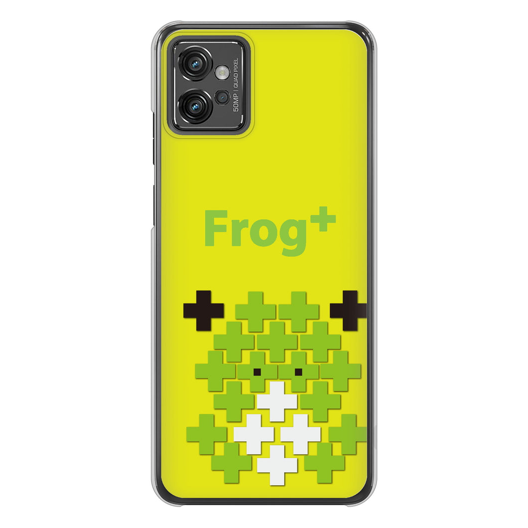 moto g32 高画質仕上げ 背面印刷 ハードケース【IA806 Frog＋】