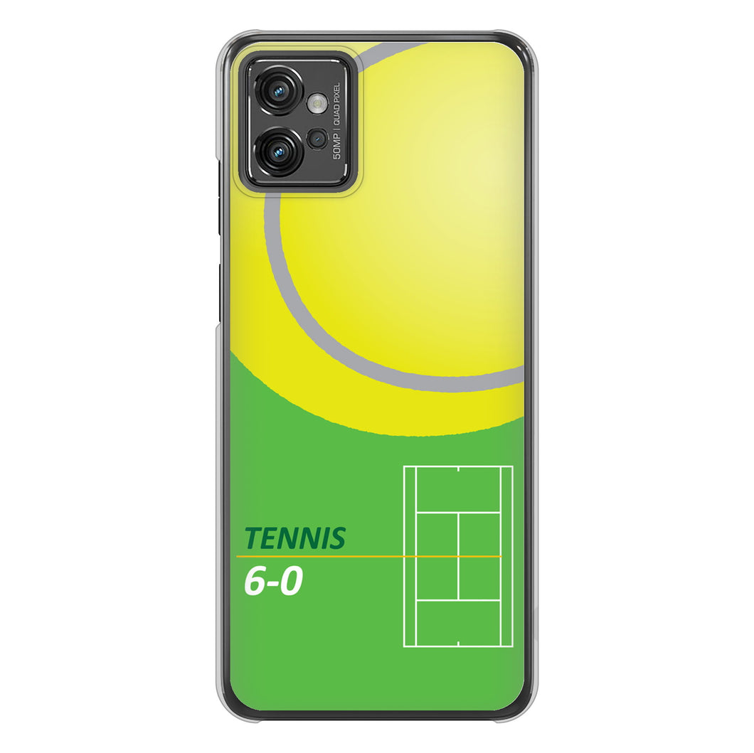 moto g32 高画質仕上げ 背面印刷 ハードケース 【IB920 TENNIS】