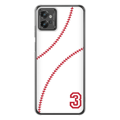 moto g32 高画質仕上げ 背面印刷 ハードケース baseball
