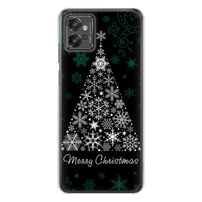 moto g32 高画質仕上げ 背面印刷 ハードケース クリスマス