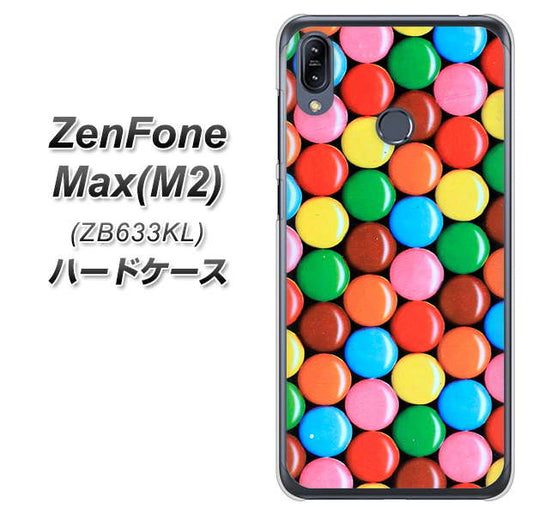 ZenFone（ゼンフォン）Max(M2) ZB633KL 高画質仕上げ 背面印刷 ハードケース【448 マーブルチョコ】
