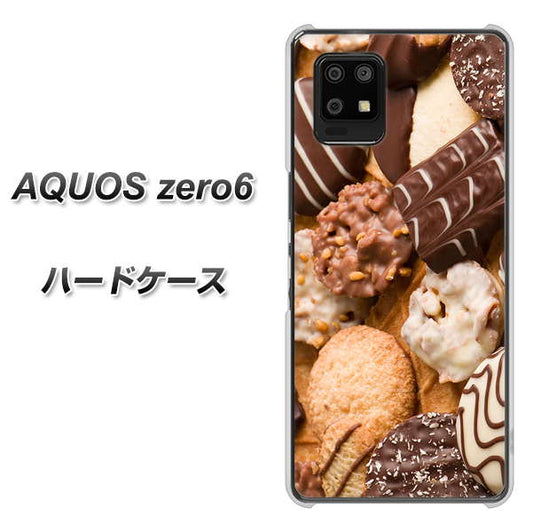 SoftBank アクオスゼロ6 高画質仕上げ 背面印刷 ハードケース【442 クッキー mix】