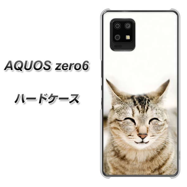 SoftBank アクオスゼロ6 高画質仕上げ 背面印刷 ハードケース【VA801 笑福ねこ】