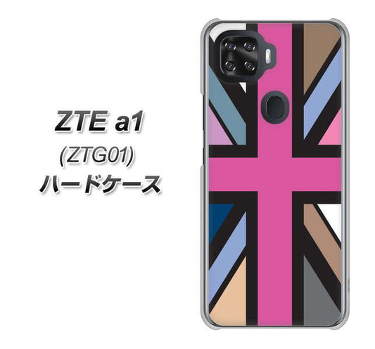 au ZTE a1 ZTG01 高画質仕上げ 背面印刷 ハードケース【507 ユニオンジャック デスカラー】