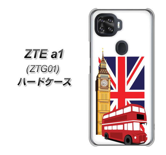 au ZTE a1 ZTG01 高画質仕上げ 背面印刷 ハードケース【573 イギリス】
