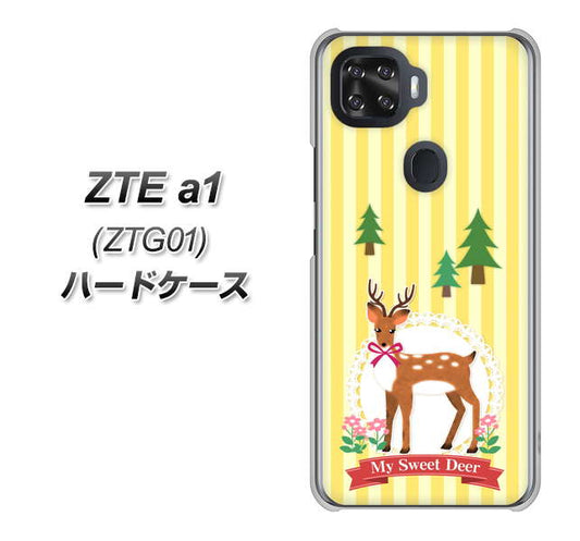 au ZTE a1 ZTG01 高画質仕上げ 背面印刷 ハードケース【SC826 森の鹿】