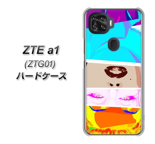au ZTE a1 ZTG01 高画質仕上げ 背面印刷 ハードケース【YJ211 マリリンモンローデザイン（D）】