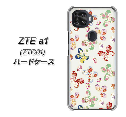 au ZTE a1 ZTG01 高画質仕上げ 背面印刷 ハードケース【YJ326 和柄 模様】